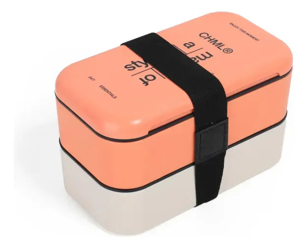 Chimola Lunchbox Doble Vera Naranja BZ71
