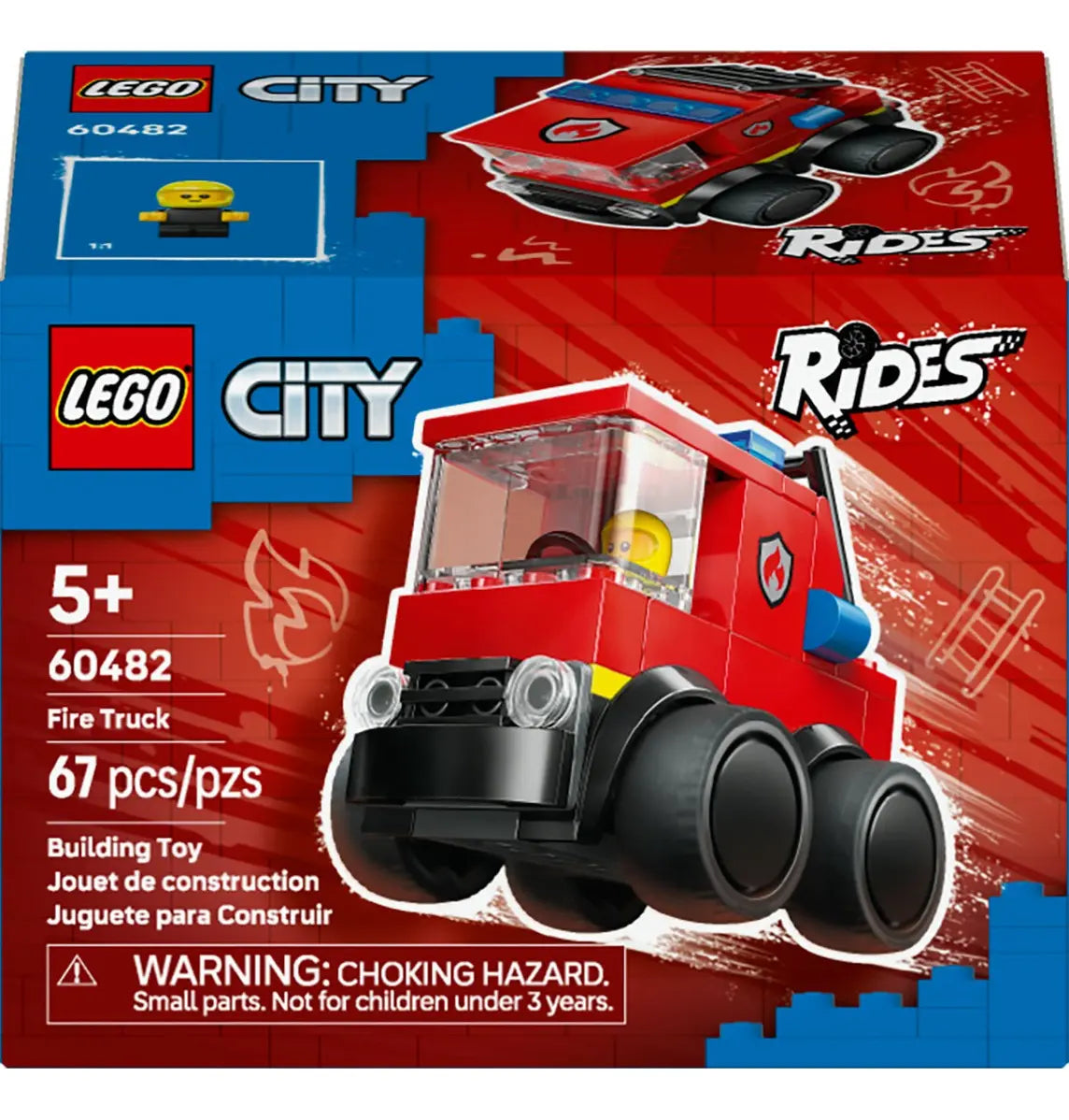 Lego City Vehículos: Camión de Bomberos 60482