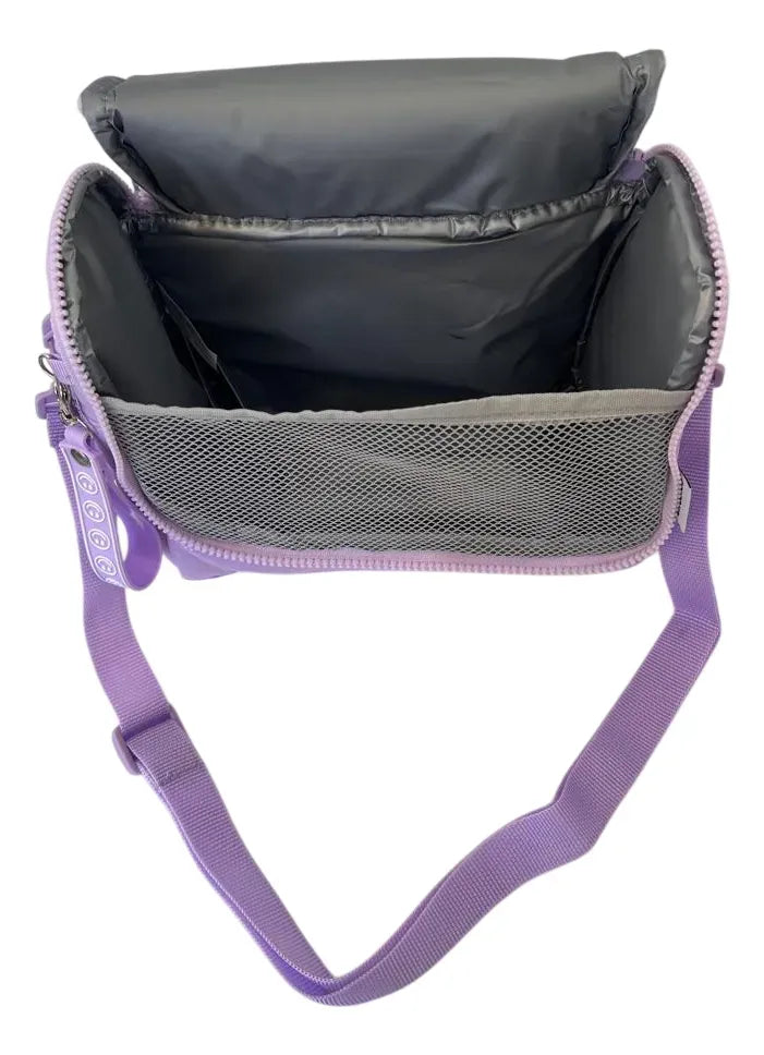 Lunchera Térmica Escolar Con Correa Sl2503l Kinderland Lila