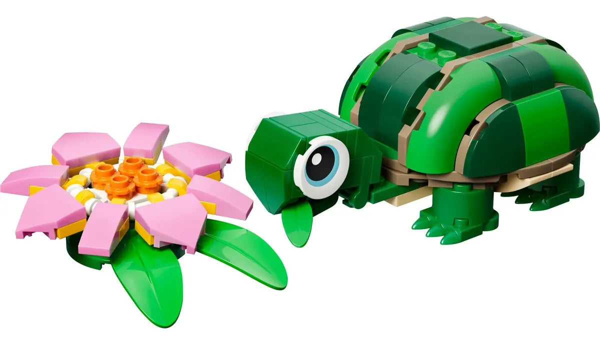 Lego Creator 3 en 1: Tortuga con Flor de Nenúfar 31377