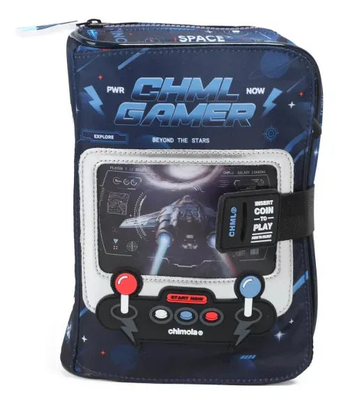 Chimola Cartuchera Gamer Nave Blue FS145