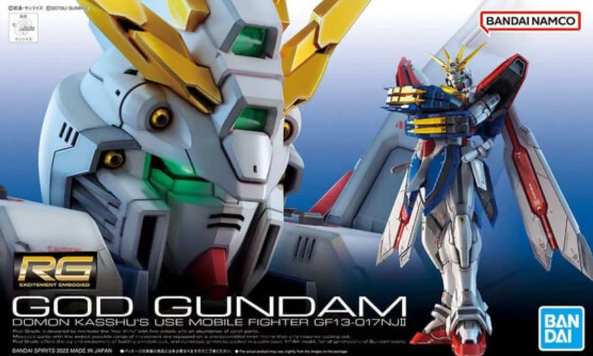 Bandai Hobby Gundam RG 1/144 God Gundam Model Kit 2583477