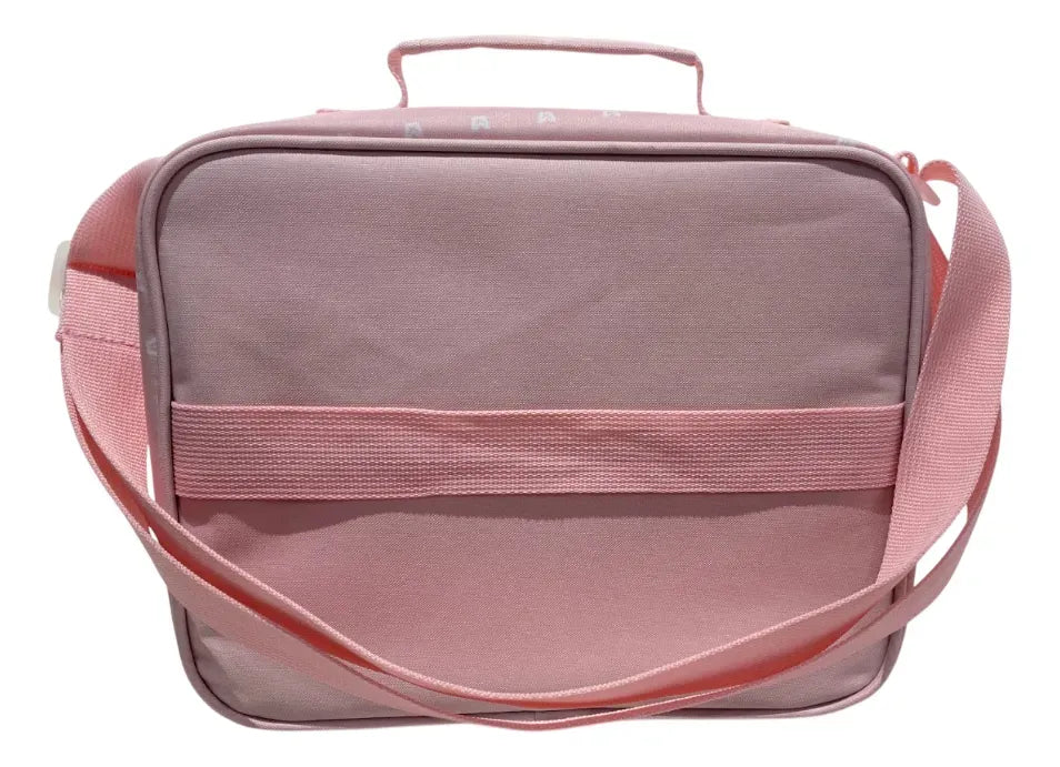 Lunchera Escolar Térmica Rosa Con Flores Zykl006 Shine