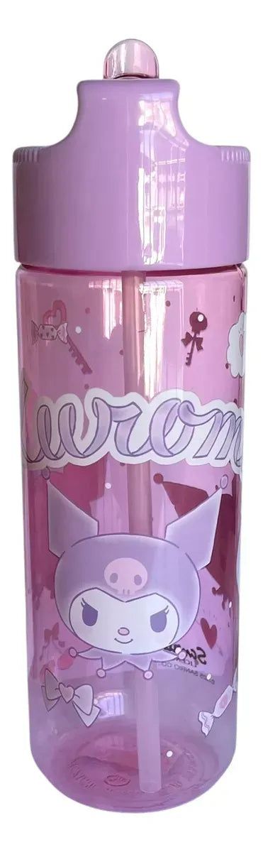 Botella Stor Large Ecozen Hydro Bottle Kuromi Tapa Lila 1458