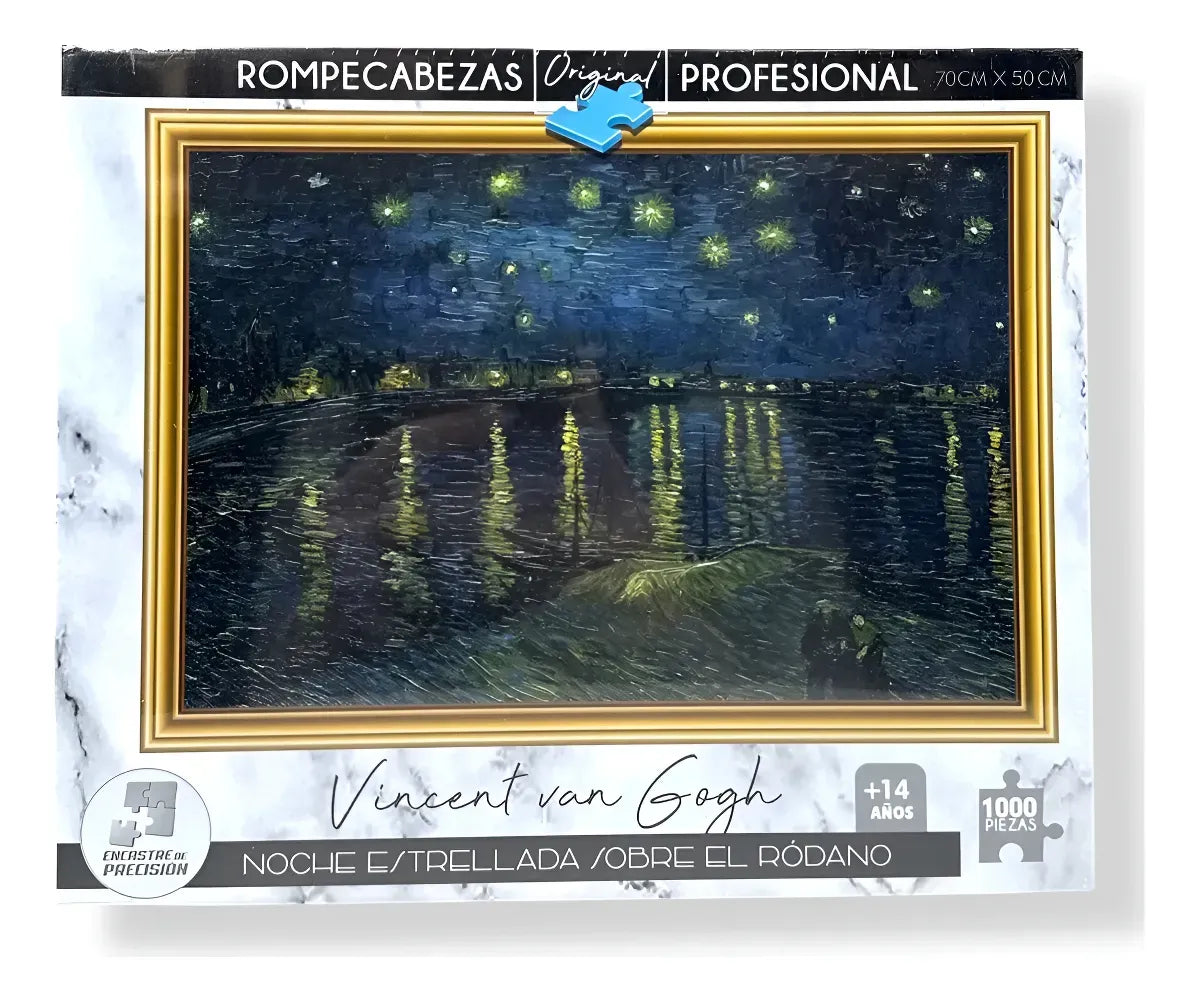 Puzzle 1000 Pzs Noche Estrellada Sobre Rodano 810-0237 fd1000270 (20)