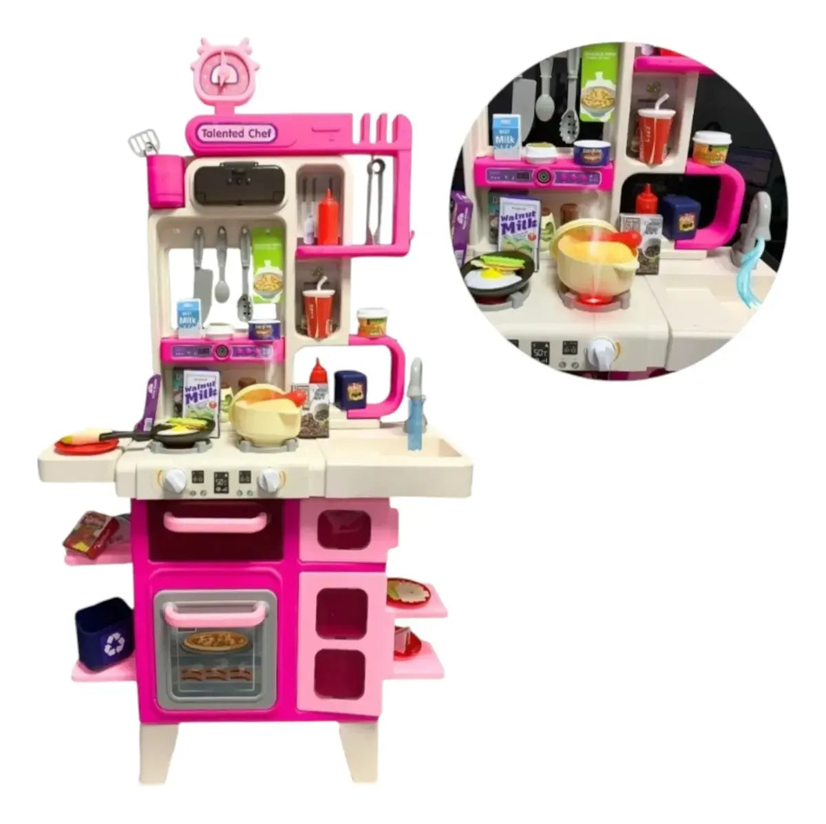 Cocina Moderna Interactiva Luz Agua Y Sonido 95pcs 2885368
