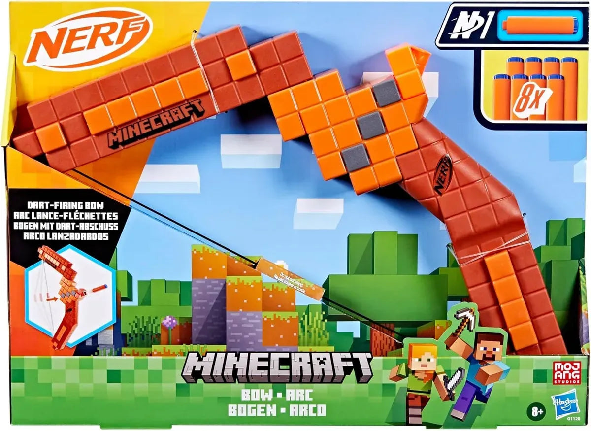 Hasbro Nerf Pistola De Dardos Minecraft Bow G1120