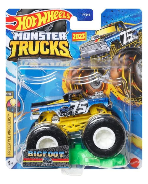 Hot Wheels Monster Trucks Escala 1:64 Fyj44 Mattel