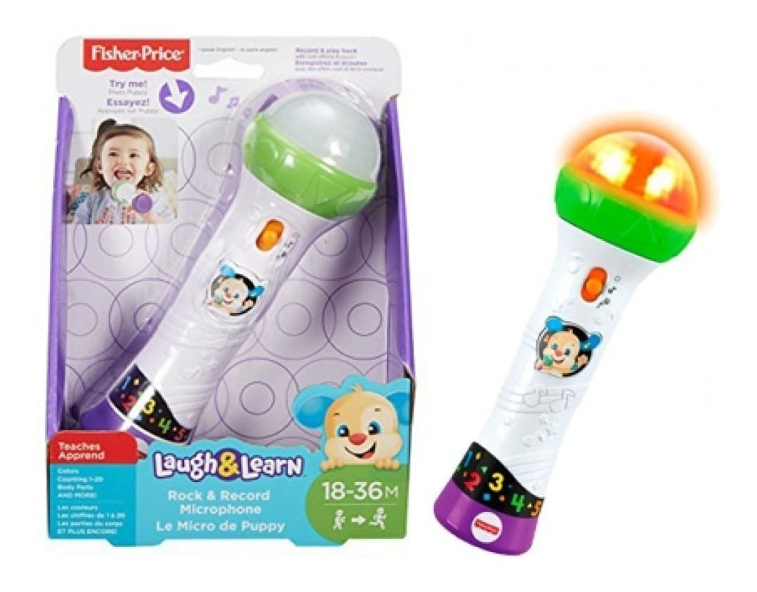 Fisher Price Micrófono Graba Y Canta Fbc20