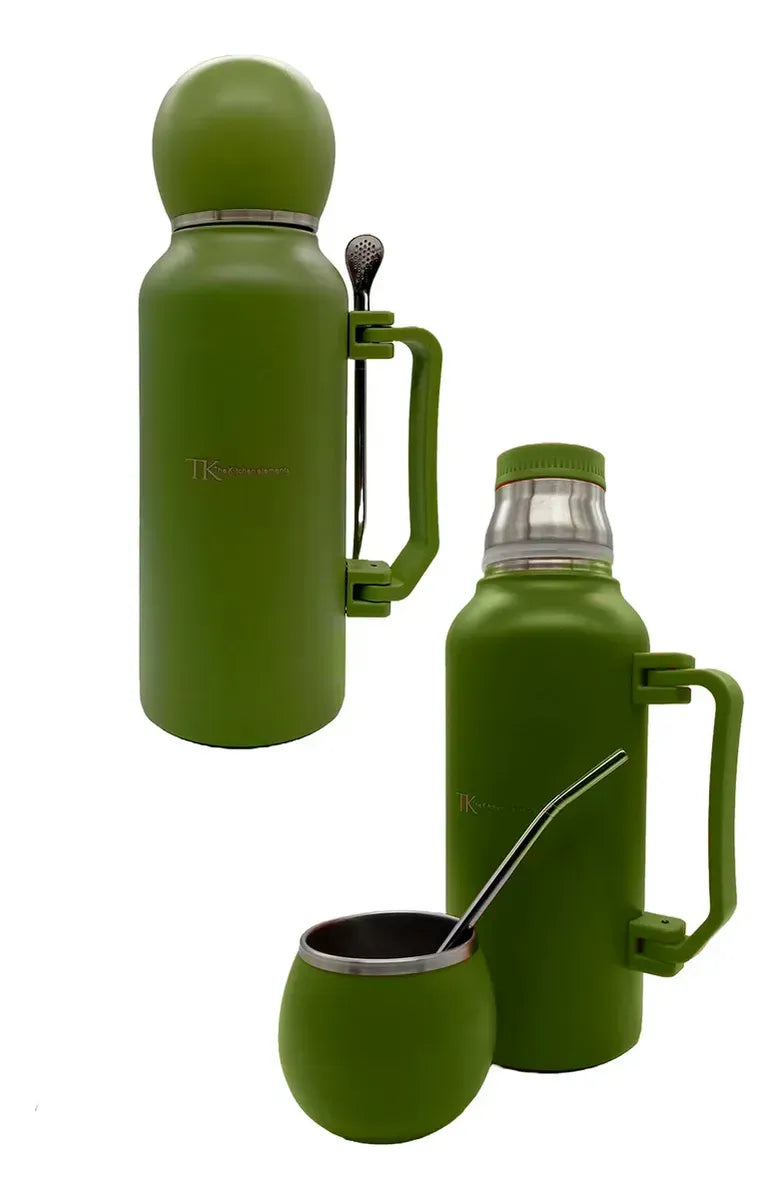 Termo con pico matero 1,3L Tapa doble pared + Bombilla 16110/635