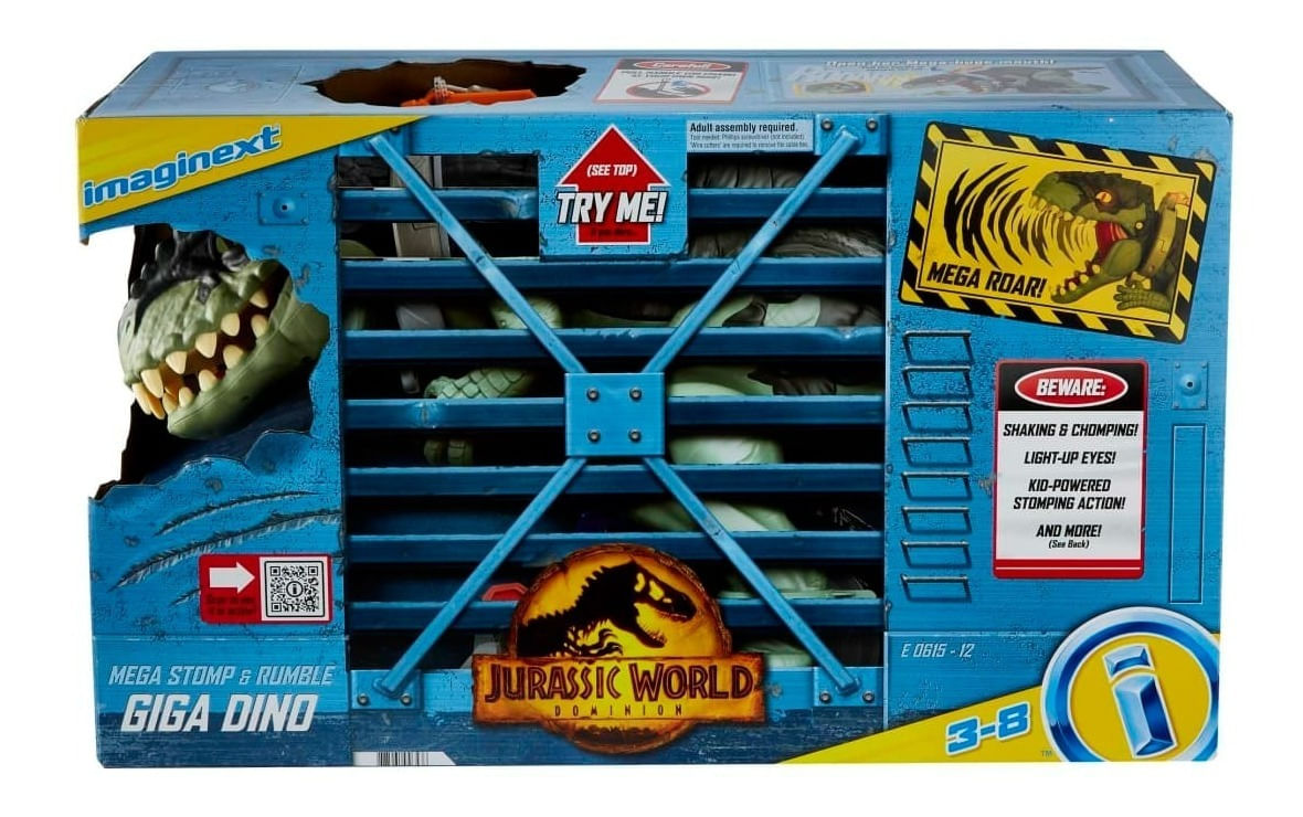 Imaginext Jurassic World Mega Dino Stomp & Rumb Gwt22 Mattel
