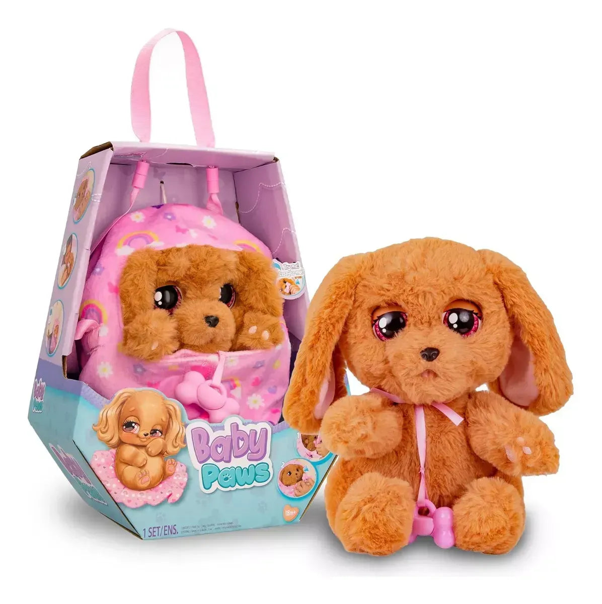 Peluche Baby Paws Interactivo 22cm Cocker/Labrador 99763