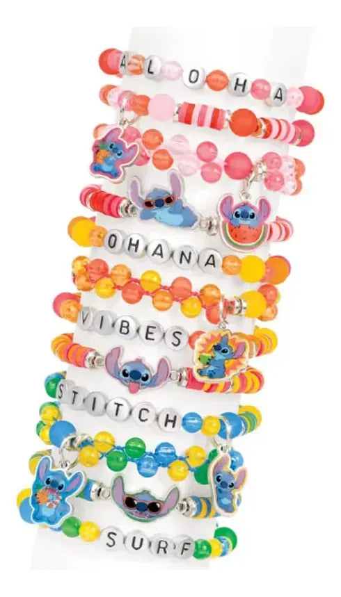 Pulseras Alfabeto Stitch IKMAKE026