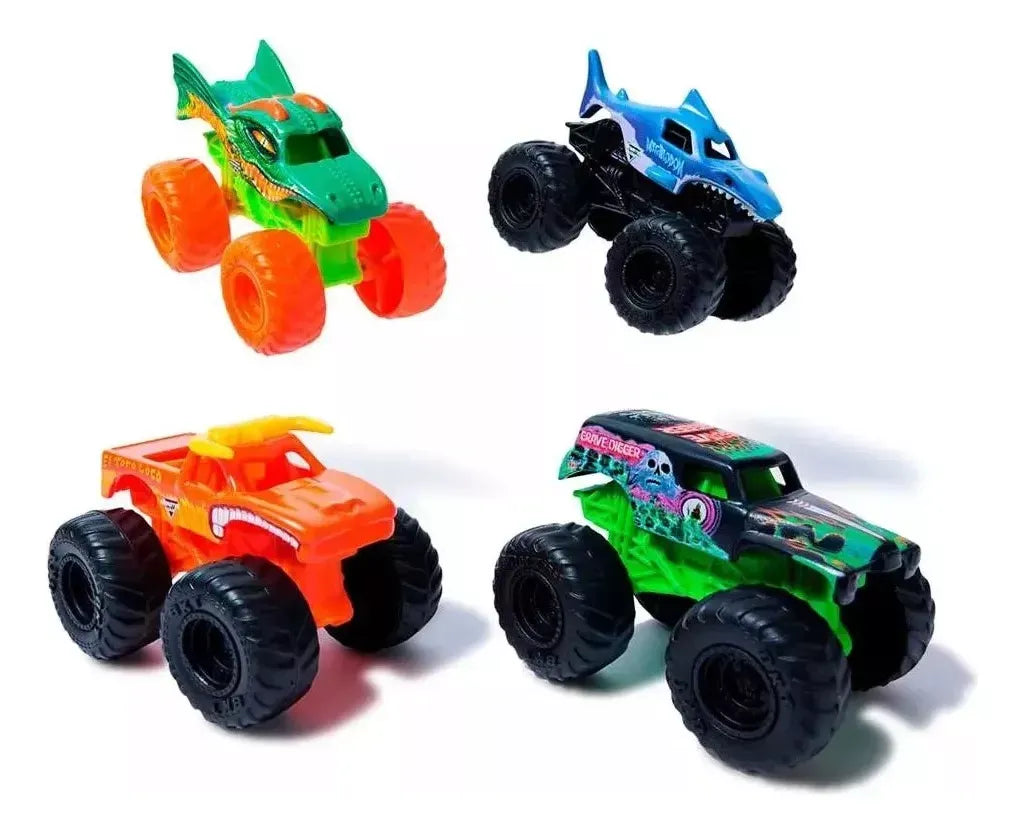 Monster Jam Set x4 Escala 1:72 98950