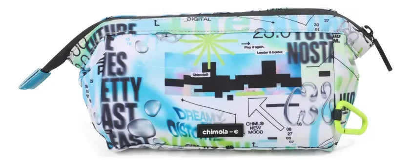 Chimola Cartuchera Hologram Future White TR245
