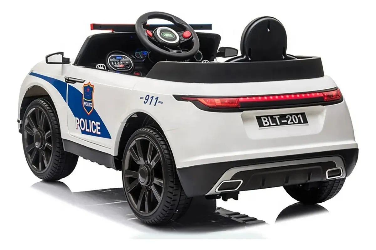 Auto A Bateria de Policia Blanca CN-SHB2201