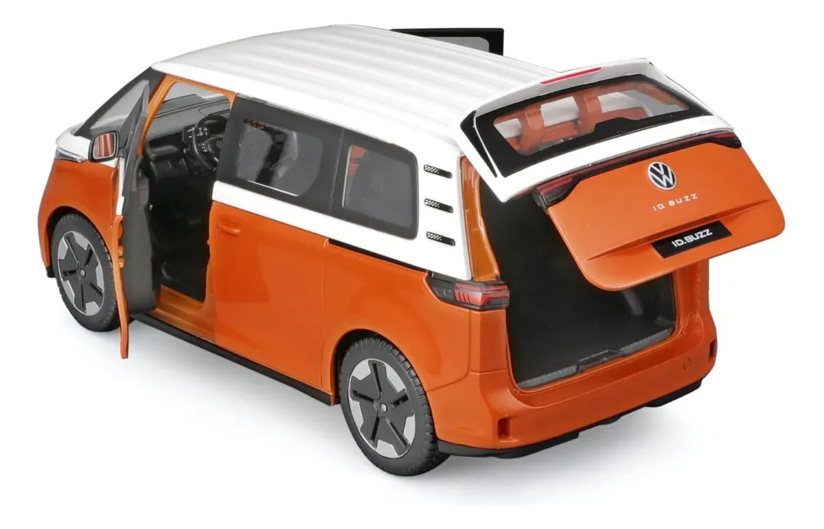 Maisto 1:25 Volkswagen ID. Buzz 2023 Blanco/Naranja 32914