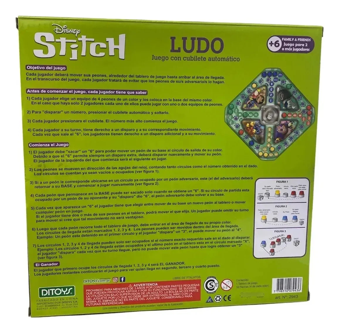 Stitch Ludo 2943 Ditoys