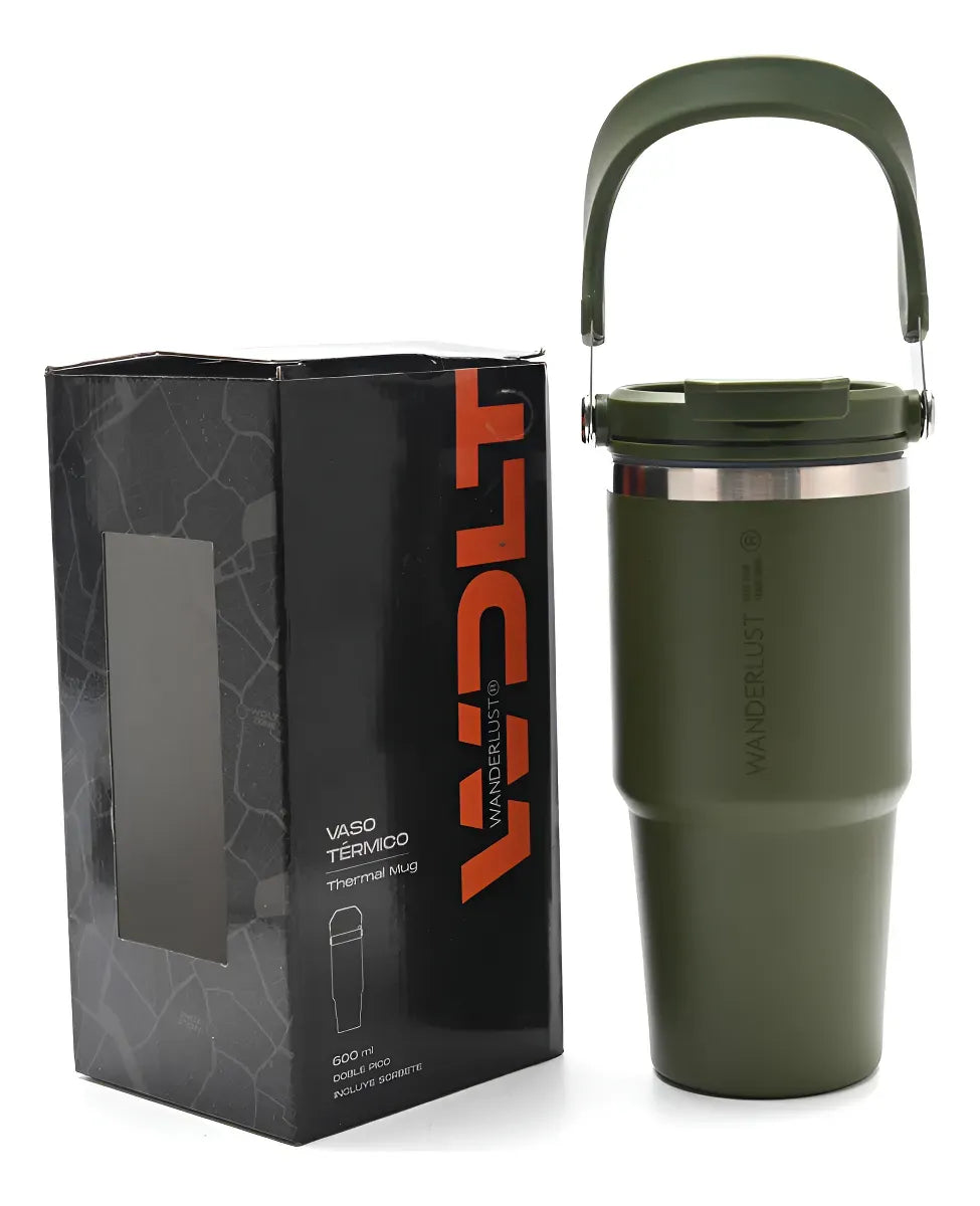 Vaso Termico Con Sorbete Y Pico 600ml 40609