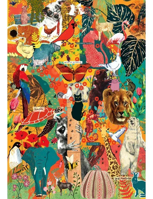Puzzle More Is More - Animal& Botanics 1000 Pzas 37073 Clementoni