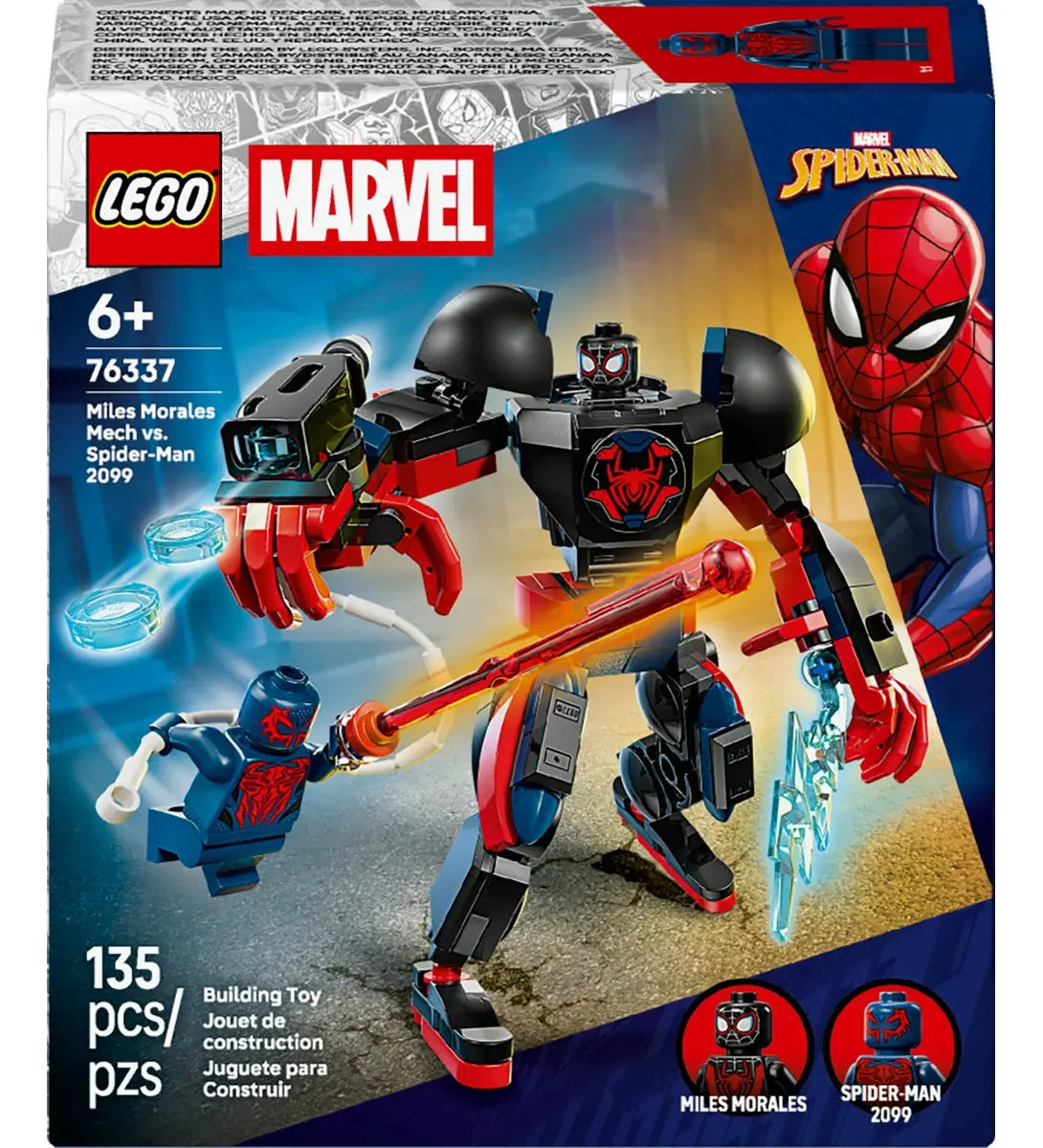 Lego Marvel: Miles Morales Mech vs Spider-Man 76337