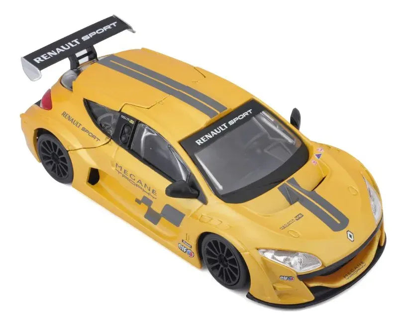 Bburago 1:24 Renault Megane Trophy Amarillo Metalico 18-22115