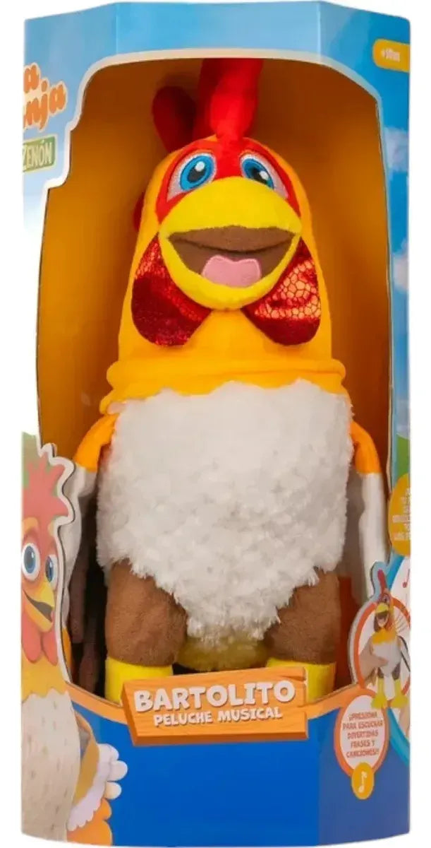 Peluche musical La Granja de Zenon Bartolito 8037AP
