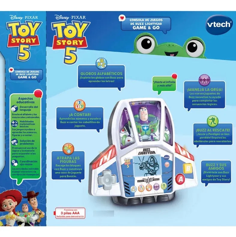 Vtech Toy Story 5 Consola Juego Buzz 80-593822