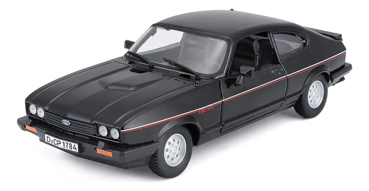 Bburago 1:24 Ford Capri 1600 GT 1982 Negro 18-21093
