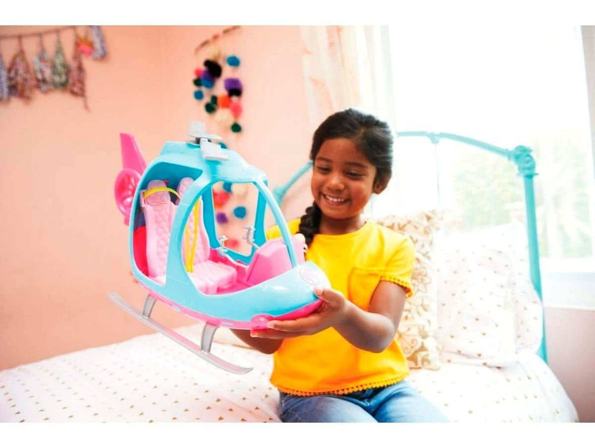 Barbie Ed Helicóptero Accesorio Para Muñecas Fwy29