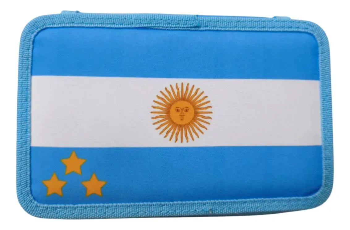Cartuchera de Argentina 3 Pisos con Utiles SL6803