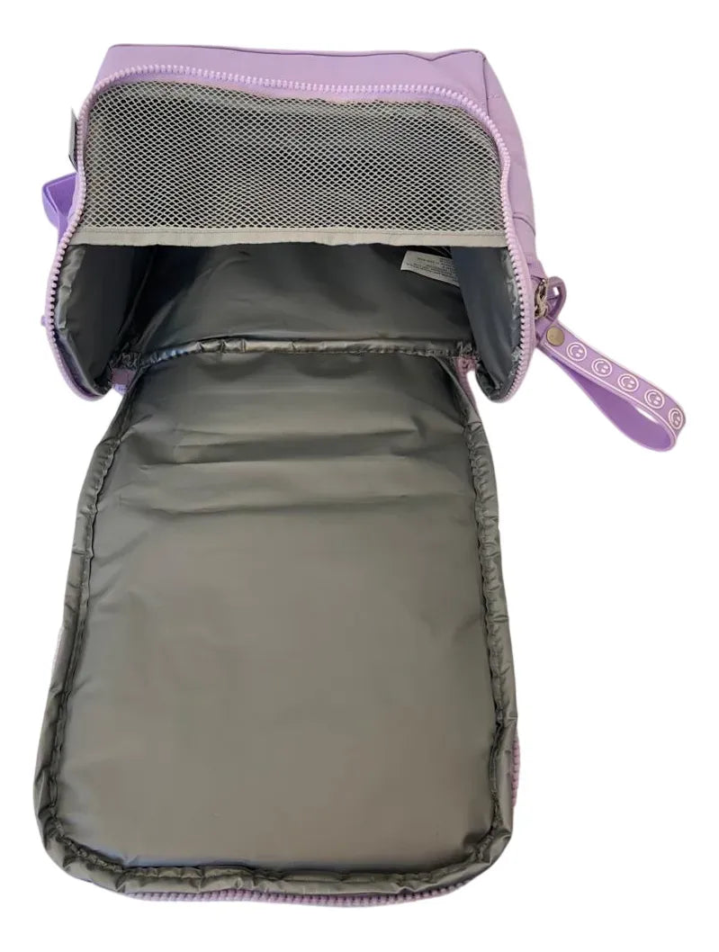 Lunchera Térmica Escolar Con Correa Sl2503l Kinderland Lila