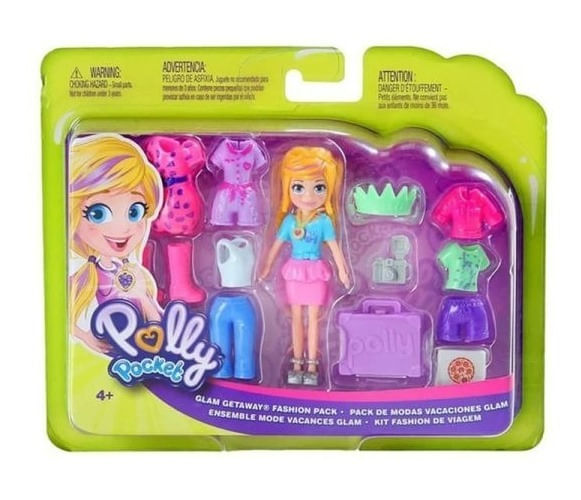 Polly Pocket Set Modas De Vacaciones Gft92 Mattel