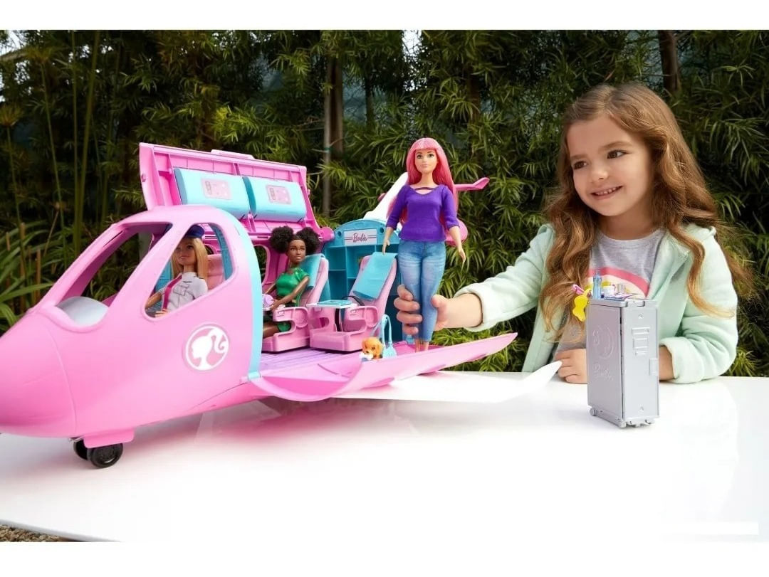 Muñeca Barbie Piloto Jet Avión De Los Sueños Gjb33 Mattel