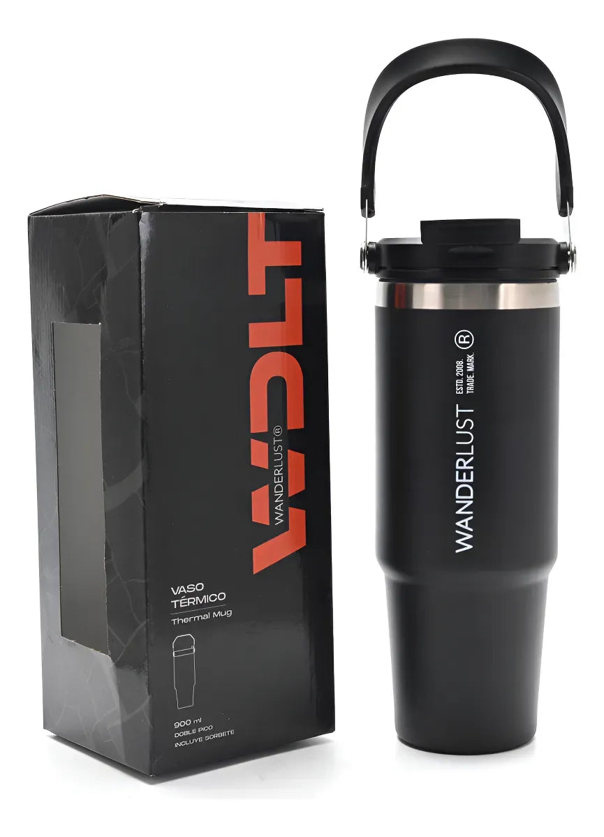 Vaso Termico Con Sorbete Y Pico 900ml 40610