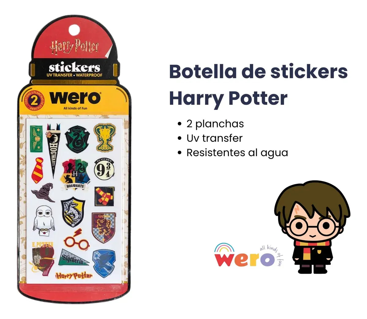 Wero Bottle Sticker Harry Potter WE4393