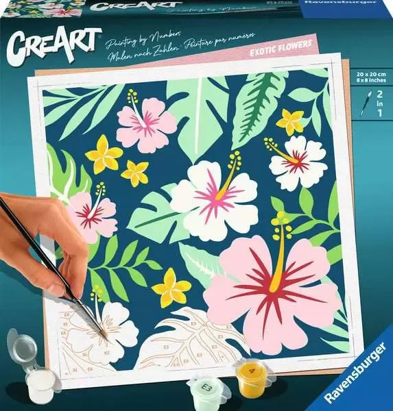 Ravensburger CreArt Pinta Por Numeros - Exotic Plants 23729