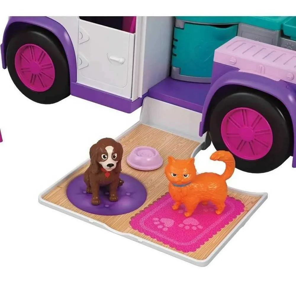 Polly Pocket Hospital Móvil Para Mascotas Gfr04 Mattel