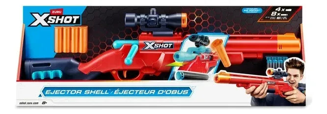 X-Shot Rifle Excel Ejector Shell 8 Dardos 7965 36875