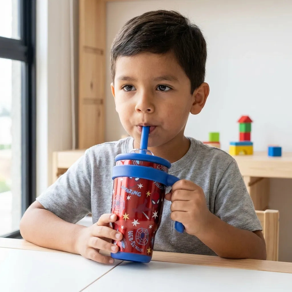 Vaso Termico Infantil 400ml Spiderman Clandy DSM8366