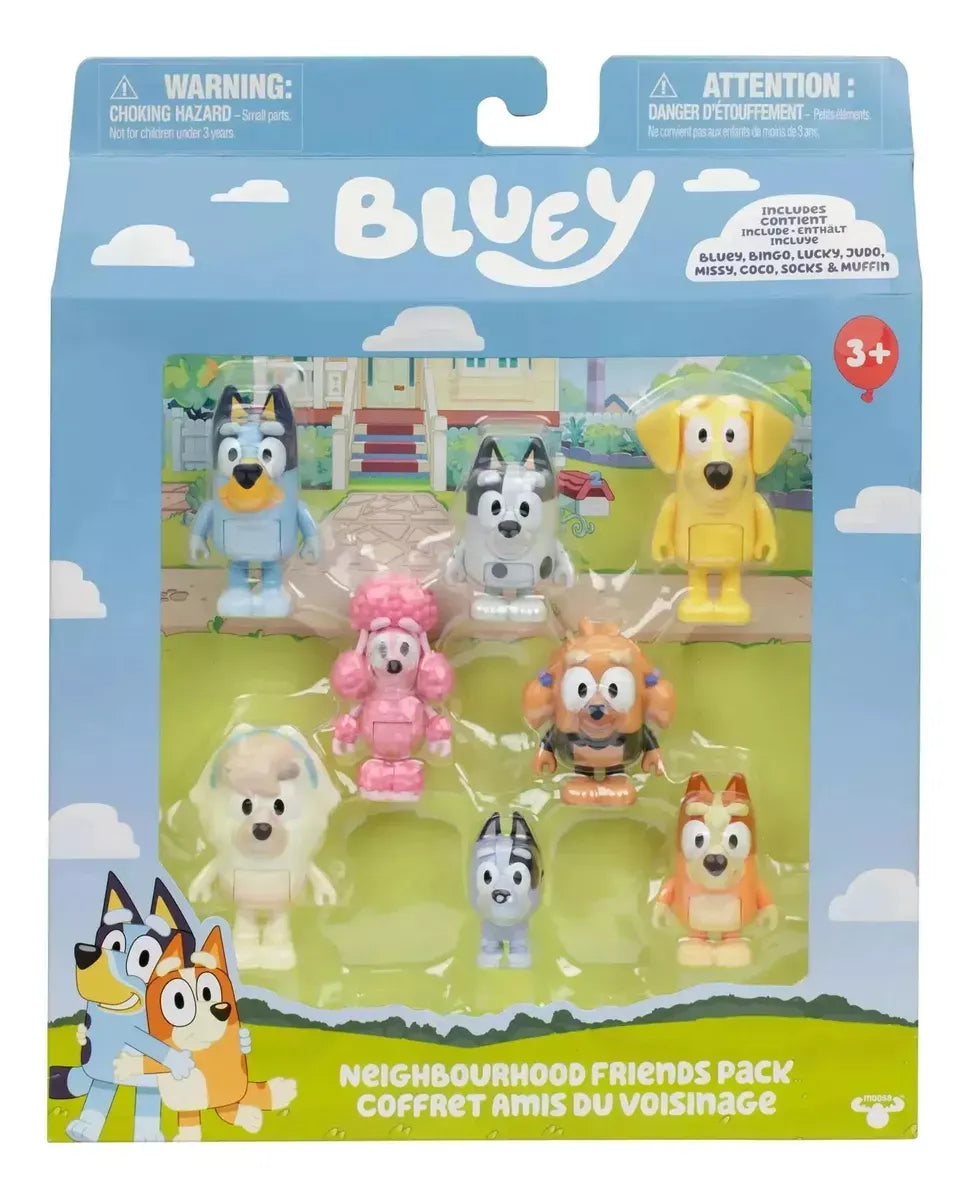 Muñecos x8 Bluey Neightborhood Friends Pack 17676