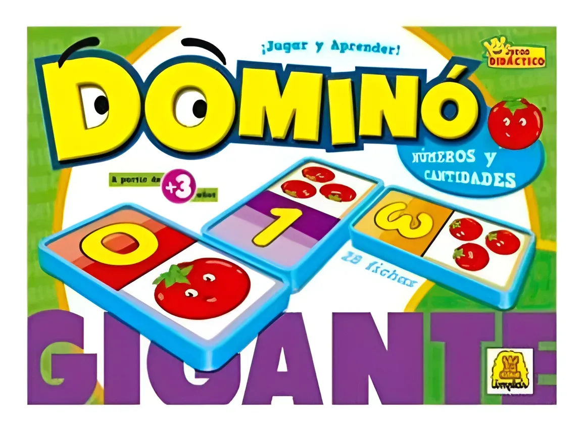 Domino Gigante Numeros y Cantidad 64