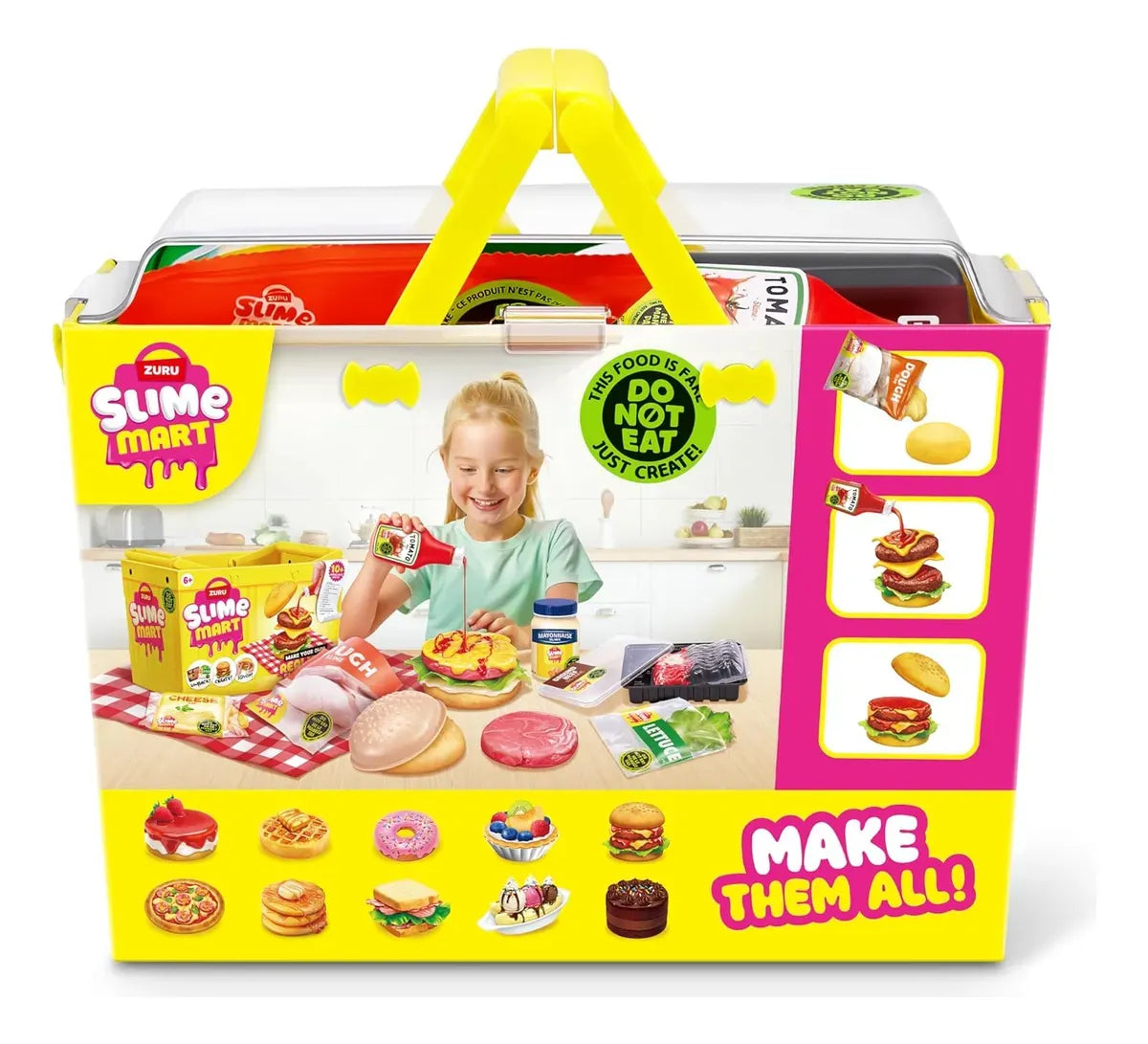 Slime Mart Canasto De Compras Hamburguesa 6069