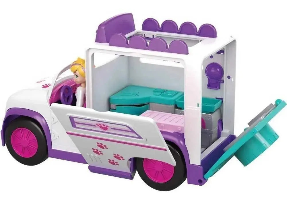 Polly Pocket Hospital Móvil Para Mascotas Gfr04 Mattel