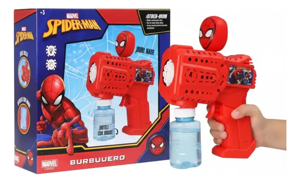 Burbujero A Pila Con Luces Spiderman 56807