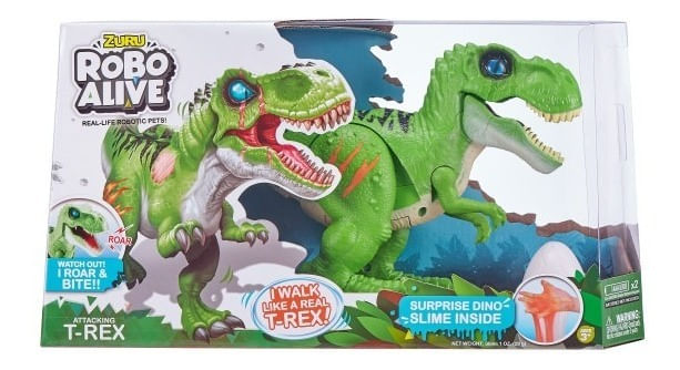 Robo Alive T- Rex Robotic Dinosaurio Robot verde 7127