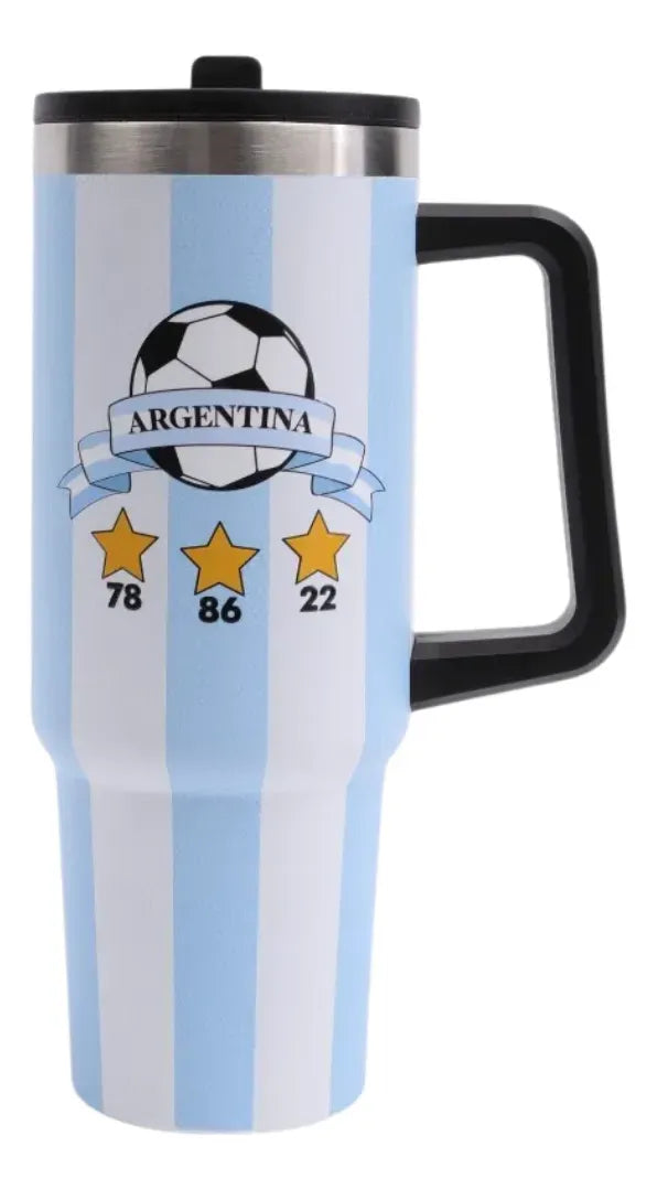 Vaso Térmico Argentina 900ml Cla1236 Celeste