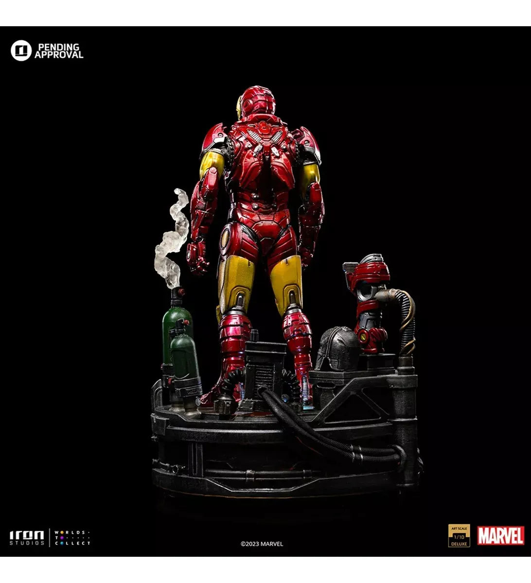 Iron Studios Iron Man Unleashed Deluxe - Marvel Comics Scale 1/10 MARCAS94423-10