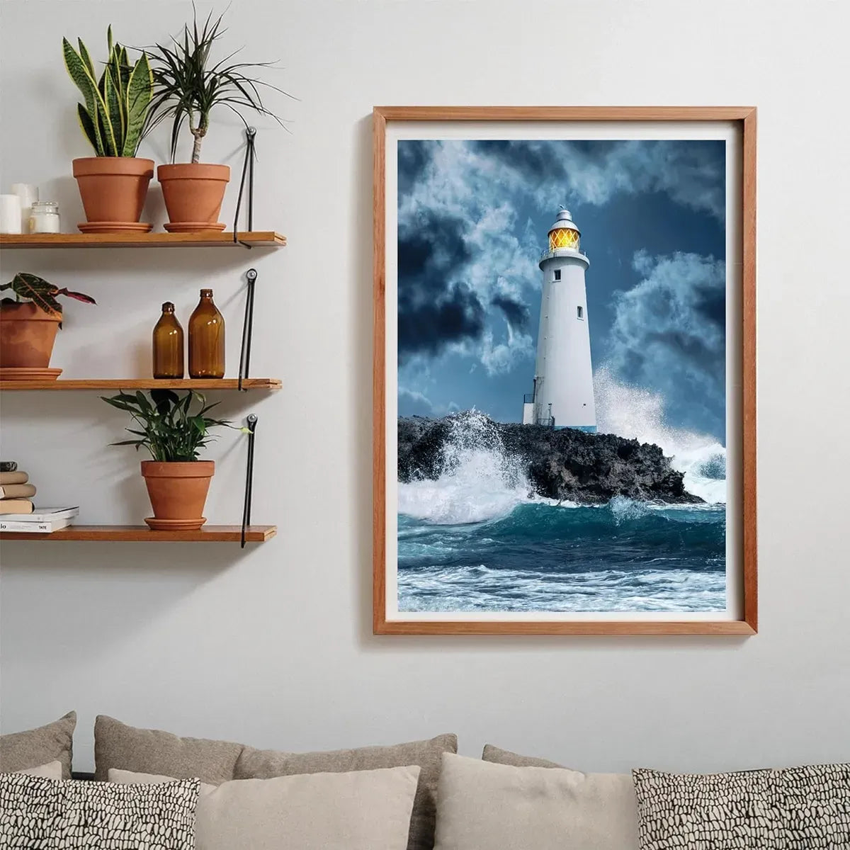 Clementoni Puzzle 1000pzs Faro en la tormenta 39828