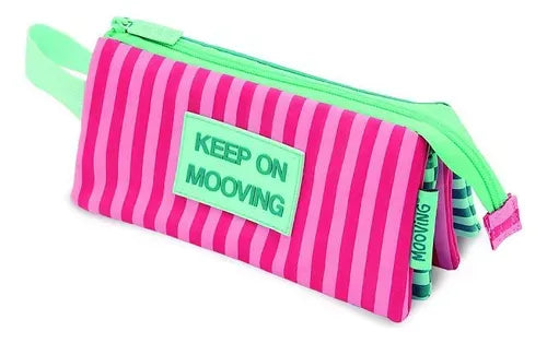 Mooving Cartuchera Cuadruple Stripes 1532625